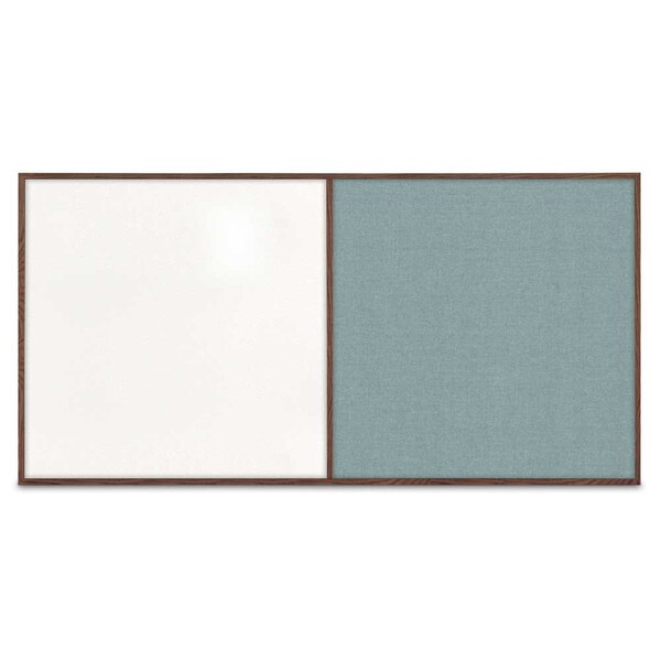 Enclosed Corkboard, 1 Door, 72"x48", 4" Fra